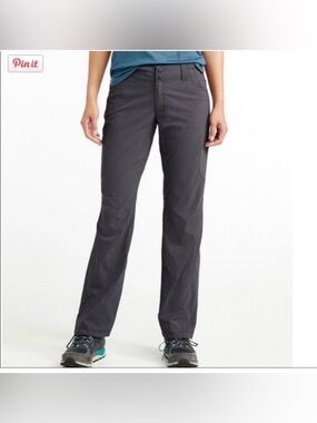 LL Bean 6 Vista Trekking No-Fly Zone Pant Granite Womens  4 Hiking Outdoor B14